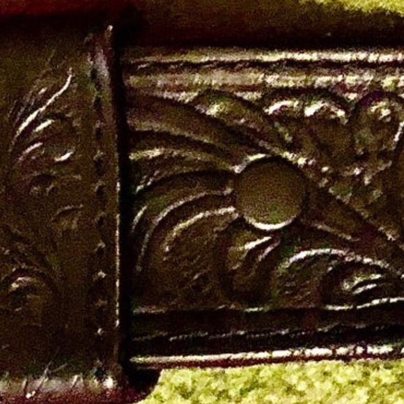 Silver ‘Owsley’ Belt Buckle and Leather Belt - Picture 4 of 6